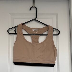 Forever 21 Tan and Black Sports Bra
